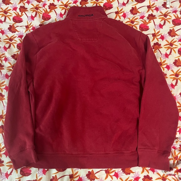 NAUTICA QUARTER-ZIP SWEATSHIRT, XL - Picture 4 of 6